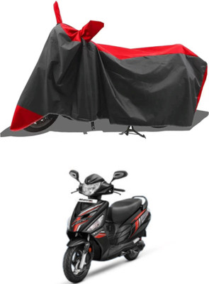 MMSSTAR Waterproof Two Wheeler Cover for Hero(Maestro Edge 110 BS6, Red, Black)