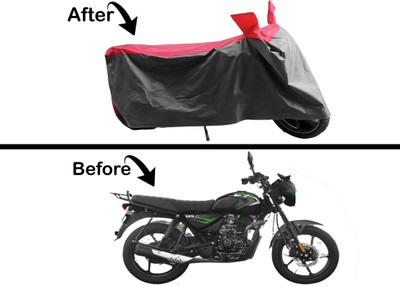 Archistylo Waterproof Two Wheeler Cover for Bajaj(CT110, Red)