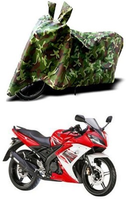 EGAL Waterproof Two Wheeler Cover for Yamaha(YZF R15S, Green)