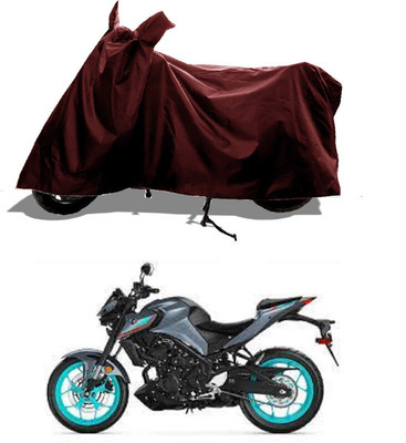 GROFATIK Two Wheeler Cover for Yamaha(MT 03, Maroon)