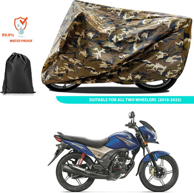 PAGORA Waterproof Two Wheeler Cover for Honda(CB Shine SP, Yellow)