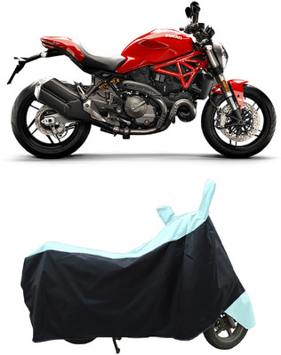 Coxtor Waterproof Two Wheeler Cover for Ducati(Monster 821, White)