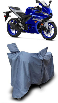 MADAFIYA Waterproof Two Wheeler Cover for Yamaha(YZF R15, Grey)