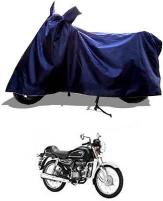 KEDIT Two Wheeler Cover for Hero(Splendor Pro Classic, Blue)