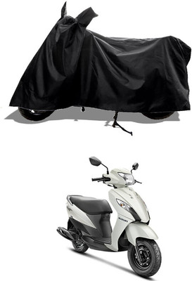 GROFATIK Two Wheeler Cover for Suzuki(Let's, Black)