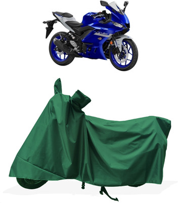 Tricway Two Wheeler Cover for Yamaha(YZF R3 BS6, Green)