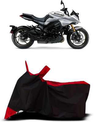 VESMEI Two Wheeler Cover for Suzuki(Katana, Red)