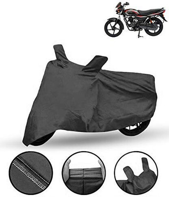 Lakshmina Enterprises Waterproof Two Wheeler Cover for Bajaj(Platina 100 DTS-i, Black)