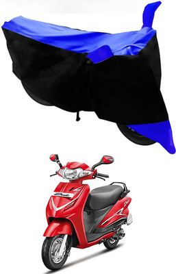 Mdstar Waterproof Two Wheeler Cover for Hero(Duet 125CC, Blue, Black)