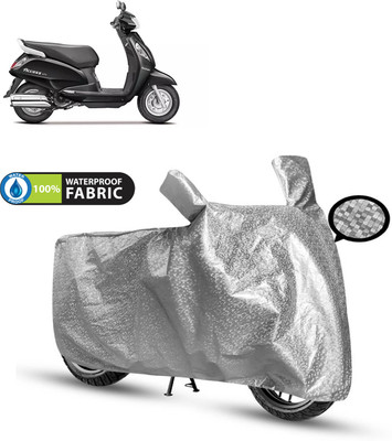 CODOKI Waterproof Two Wheeler Cover for Suzuki(Access 125, Silver)