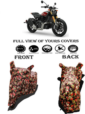 Amexride Two Wheeler Cover for Indian(FTR 1200, Multicolor)