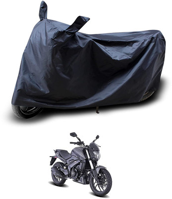 AASHTIK MART Two Wheeler Cover for Bajaj(Dominar 250, Black)