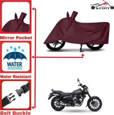 AASHTIK MART Two Wheeler Cover for Bajaj(Avenger, Maroon)