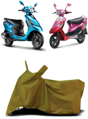VESMEI Two Wheeler Cover for TVS(Scooty Pep Plus, Blue)