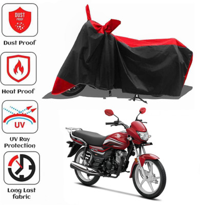 AIKOZIYA Waterproof Two Wheeler Cover for Honda(CD 100 SS, Black, Red)