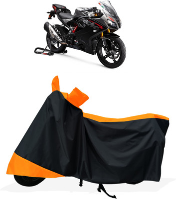 Tricway Two Wheeler Cover for TVS(Apache RTR 310, Orange)