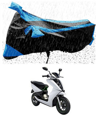 THE REAL ARV Two Wheeler Cover for Ather(450, Blue, Black)