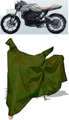 Amexride Two Wheeler Cover for Revolt(RV Cafe Racer, Maroon)