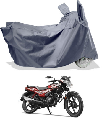 Amexride Two Wheeler Cover for TVS(Star City Plus, Grey)