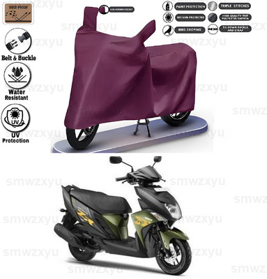 smwzxyu Waterproof Two Wheeler Cover for Yamaha(Ray ZR BS6, Maroon)