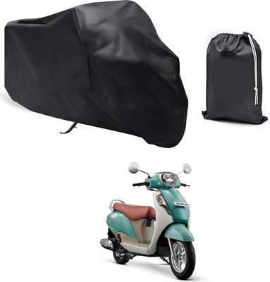 CODOKI Waterproof Two Wheeler Cover for Suzuki(New Access 125, Black)