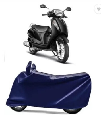 Tritika Waterproof Two Wheeler Cover for Suzuki(Access 125, Blue)