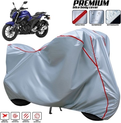 xodi Two Wheeler Cover for Yamaha(FZ-25, Silver, Red, Multicolor)