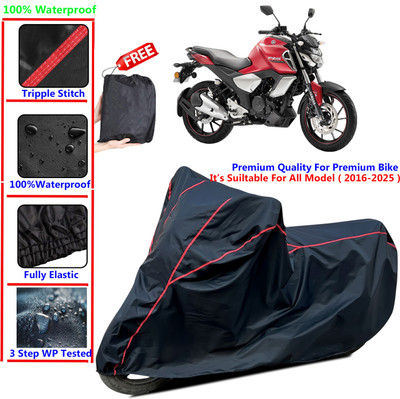 SThanaveX Waterproof Two Wheeler Cover for Yamaha(FZS 25, Black)