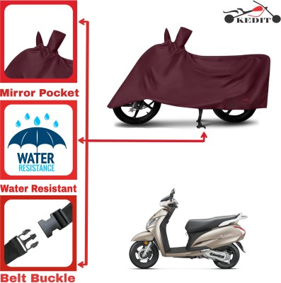 AASHTIK MART Two Wheeler Cover for Honda(Activa 125, Maroon)