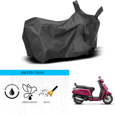 ANTHUB Waterproof Two Wheeler Cover for Hero(MotoCorp Destini 125, Black)