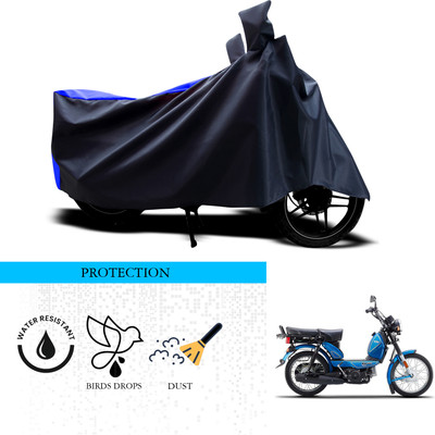 ANTHUB Waterproof Two Wheeler Cover for TVS(XL 100, Black, Blue)