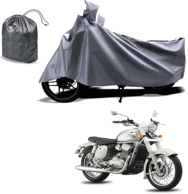 Autoinnovation Waterproof Two Wheeler Cover for JAWA(Standard 350, Grey)