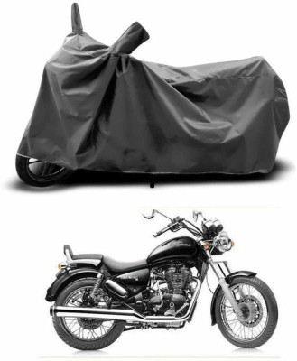 DeepShakshi AUTOMOTIVE Waterproof Two Wheeler Cover for Royal Enfield(Thunderbird 500, Grey)