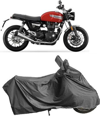 DIGGU Two Wheeler Cover for Triumph(Speed Twin BS6, Grey)