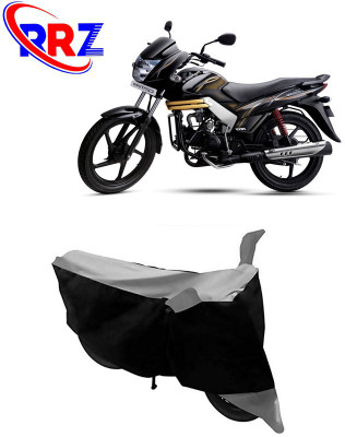 RRZ Waterproof Two Wheeler Cover for Mahindra(Centuro, Black, Grey)