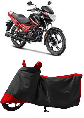 GROFATIK Two Wheeler Cover for Hero(Glamour Programmed FI BS6, Red)