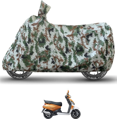 Caronix Waterproof Two Wheeler Cover for Mahindra(Gusto, Green)