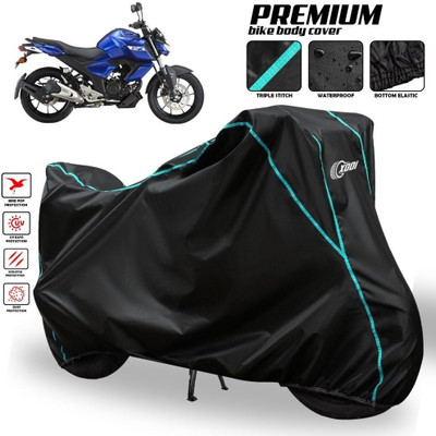 xodi Waterproof Two Wheeler Cover for Yamaha(FZ FI BS6, Black, Blue, Multicolor)
