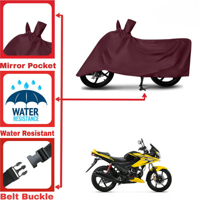 DeepShakshi AUTOMOTIVE Two Wheeler Cover for Honda(Stunner CBF, Maroon)