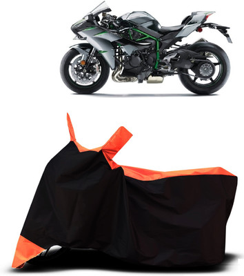 VESMEI Two Wheeler Cover for Kawasaki(Ninja H2 SX BS6, Orange)