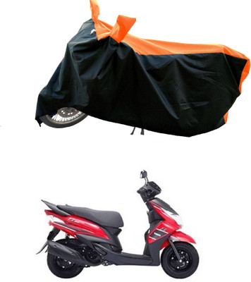 DeepShakshi AUTOMOTIVE Waterproof Two Wheeler Cover for Yamaha(Ray Z, Orange)