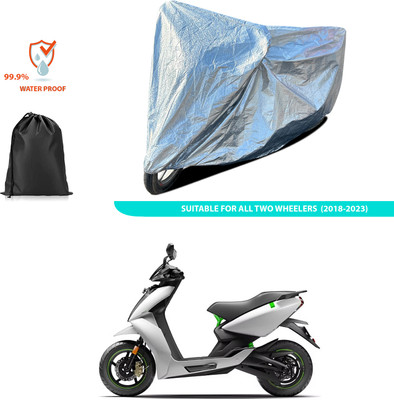 GOSHIV-car and bike accessories Waterproof Two Wheeler Cover for Ather(Silver)