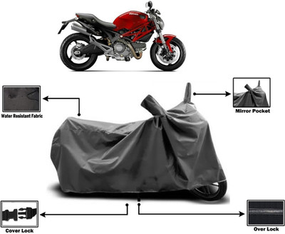 Amexride Two Wheeler Cover for Ducati(Monster 795, Grey)