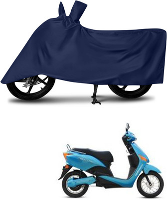 DeepShakshi AUTOMOTIVE Waterproof Two Wheeler Cover for Hero(Electric Optima Plus, Blue)