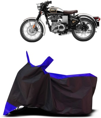 VESMEI Two Wheeler Cover for Royal Enfield(Classic Squadron, Blue)