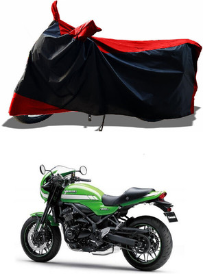 DeepShakshi AUTOMOTIVE Waterproof Two Wheeler Cover for Kawasaki(Z900 RS Cafe Racer, Red)