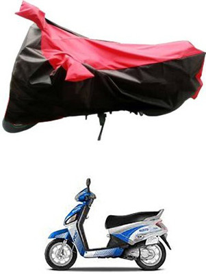 THE REAL ARV Waterproof Two Wheeler Cover for Mahindra(Red, Blue)