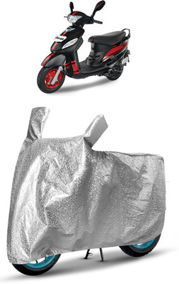 J S R Waterproof Two Wheeler Cover for Mahindra(Rodeo, Silver)