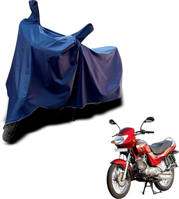 KEDIT Two Wheeler Cover for Hero(Ambition, Blue)