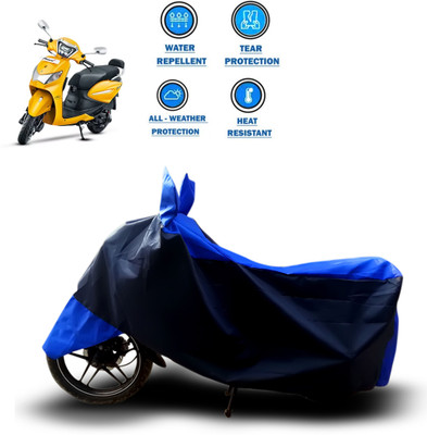 CODOKI Waterproof Two Wheeler Cover for Hero(Pleasure, Blue)
